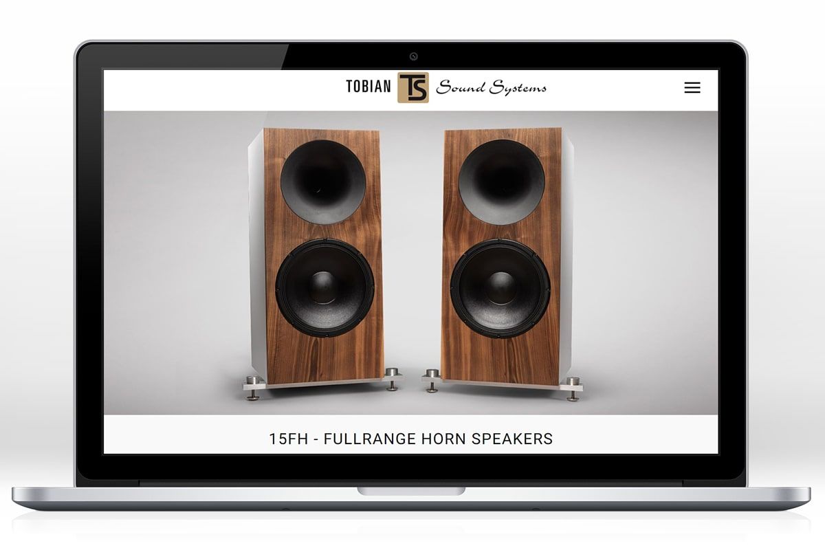 Tobian Soundsystems GmbH - Neue Webseite, erstellt mit dem Content Management System von Joomla!.