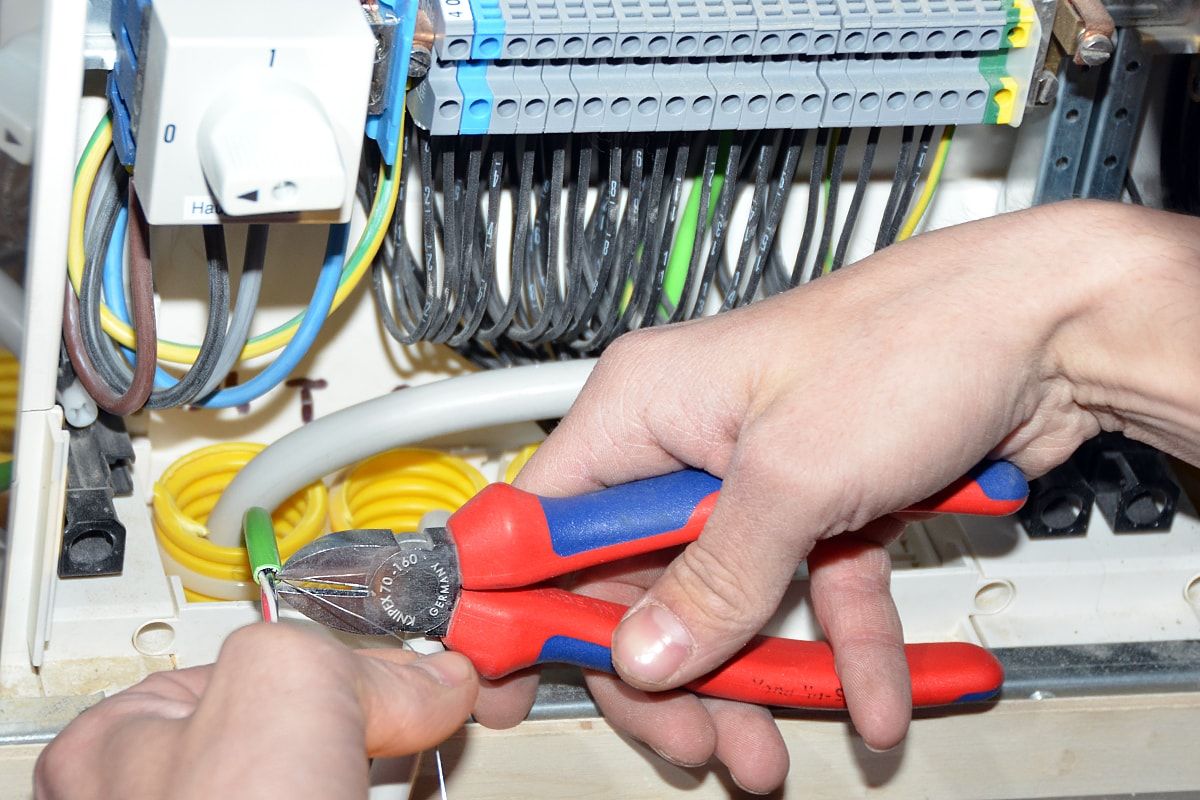 Detailaufnahmen für Themenbilder auf der Webseite einer Elektro Firma