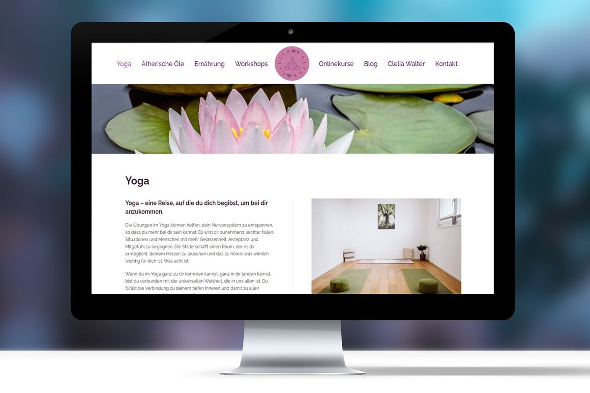 Referenz CMS Joomla! Webseite - Clelia Walter - cleliawalter.ch